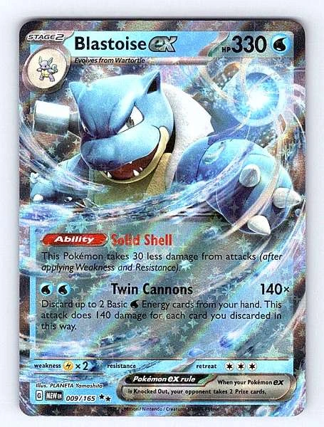 Blastoise ex - Scarlet & Violet 151 #009/165
