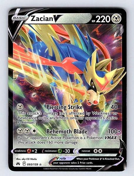 Zacian V - Crown Zenith #095/159