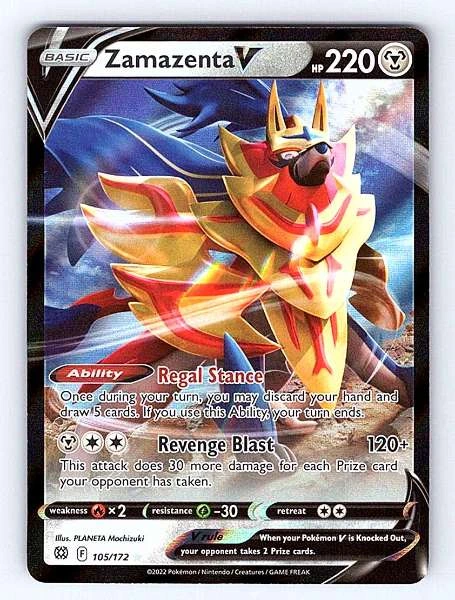 Zamazenta V - Brilliant Stars #105/172