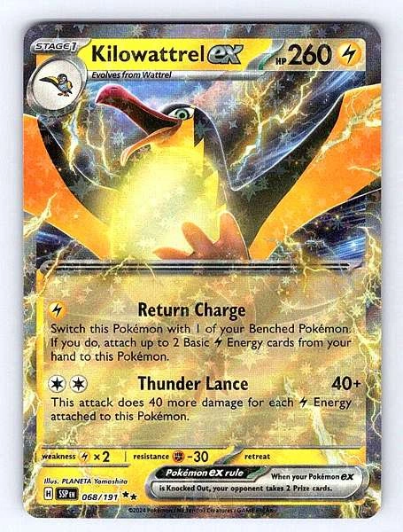 Kilowattrel ex - Surging Sparks #068/191