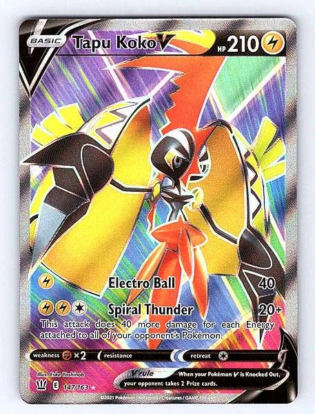 Tapu Koko V - Battle Styles #147/163