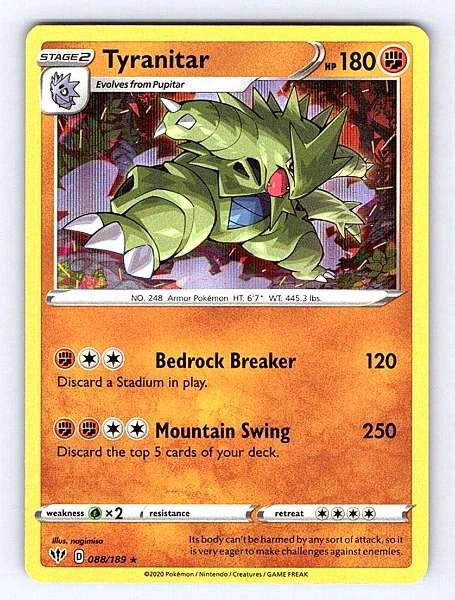 Tyranitar - Darkness Ablaze #088/189