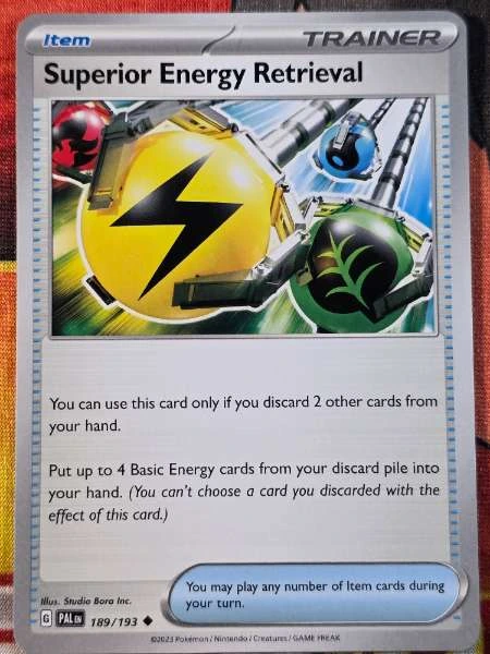 Superior Energy Retrieval - Paldea Evolved #189/193