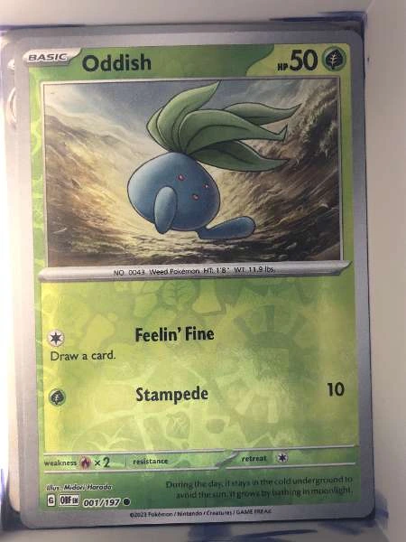 Oddish - Obsidian Flames #001/197