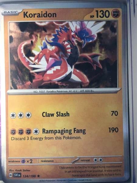 Koraidon - Scarlet & Violet Base Set #124/198