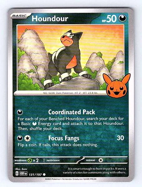 Houndour - Obsidian Flames #131/197