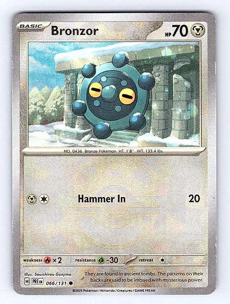 Bronzor Master Ball - Prismatic Evolutions #066/131