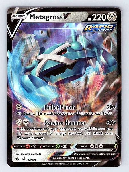 Metagross V - Chilling Reign #112/198