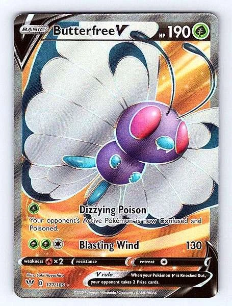 Butterfree V - Darkness Ablaze #177/189