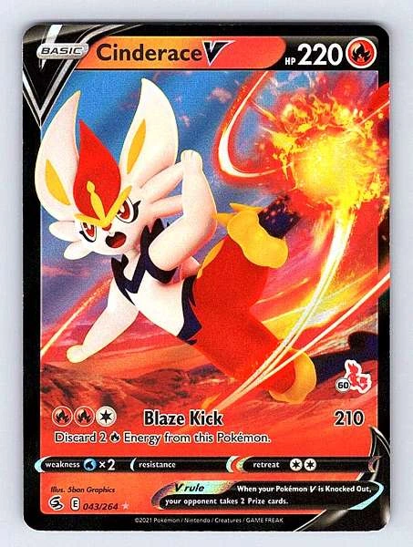 Cinderace V - Fusion Strike #043/264