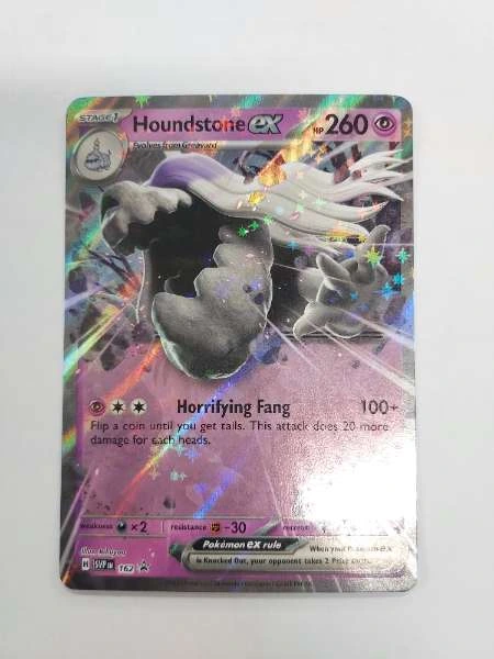 Houndstone ex - Scarlet & Violet Black Star Promos #162