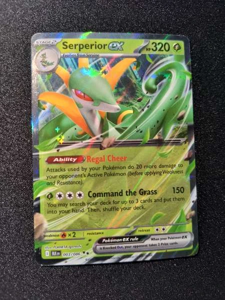 Serperior ex - Black Bolt #003/086