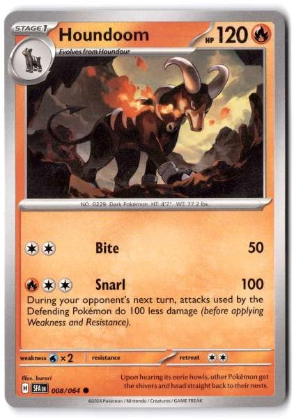 Houndoom - Shrouded Fable #008/064
