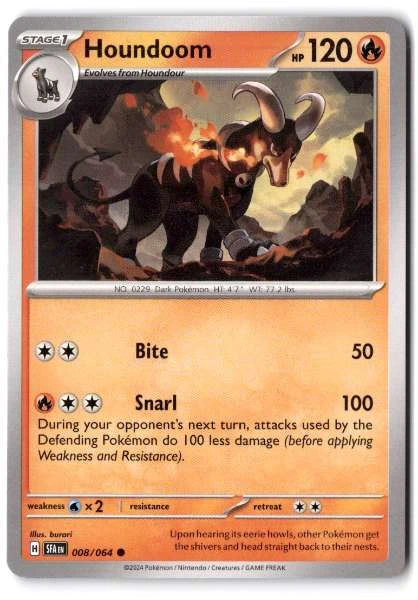Houndoom - Shrouded Fable #008/064