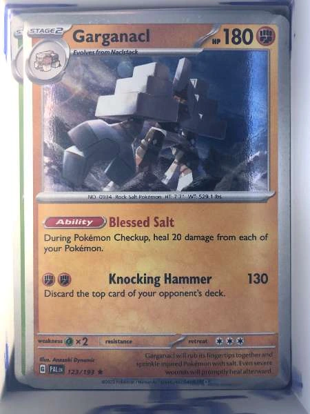 Garganacl Cosmos Holo - Paldea Evolved #123/193
