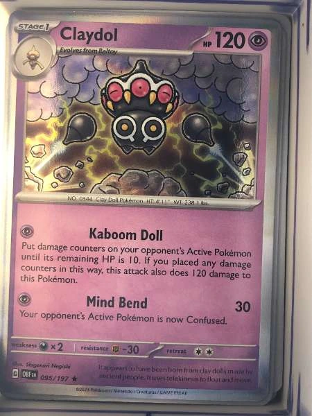 Claydol - Obsidian Flames #095/197
