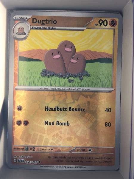 Dugtrio - Scarlet & Violet 151 #051/165