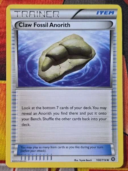 Claw Fossil Anorith - Steam Siege #100/114
