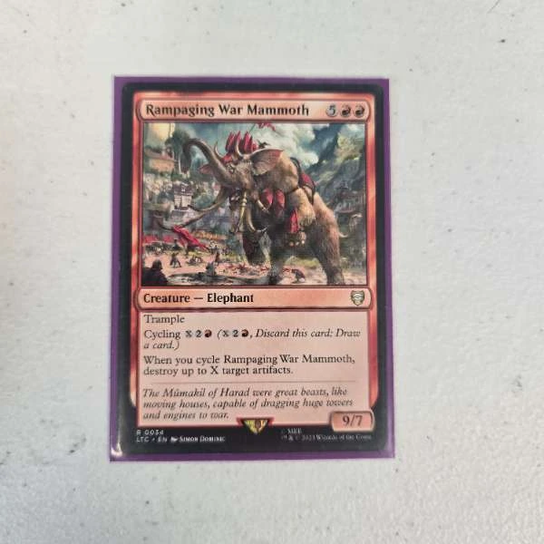 Rampaging War Mammoth - The Lord of the Rings: Tales of Middle-earth Commander #0034