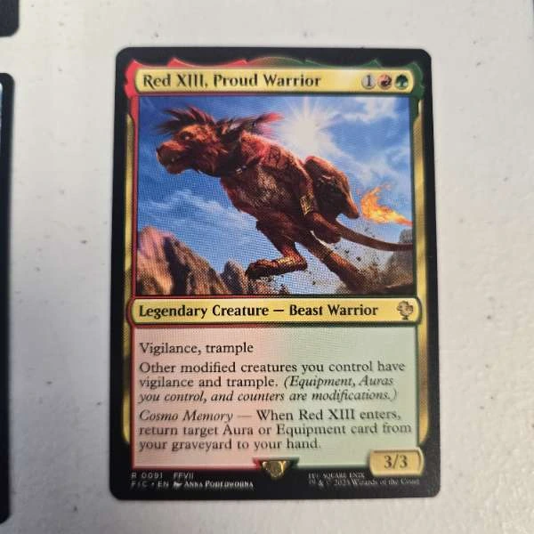 Red XIII, Proud Warrior - Commander: Final Fantasy #0091