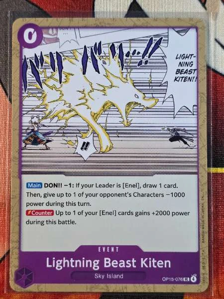 Lightning Beast Kiten #OP05-076