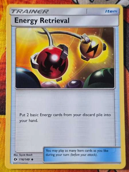 Energy Retrieval - Sun & Moon Base Set #116/149