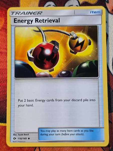 Energy Retrieval - Sun & Moon Base Set #116/149