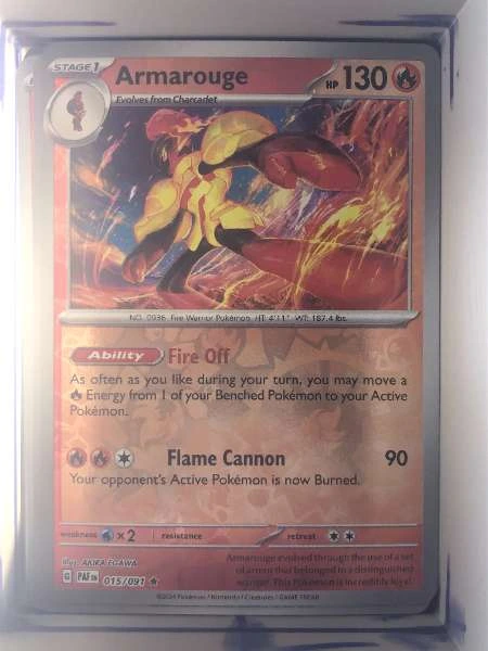 Armarouge - Paldean Fates #015/091