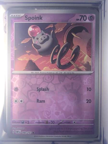 Spoink - Obsidian Flames #090/197