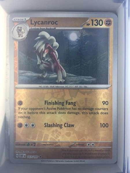 Lycanroc - Obsidian Flames #117/197