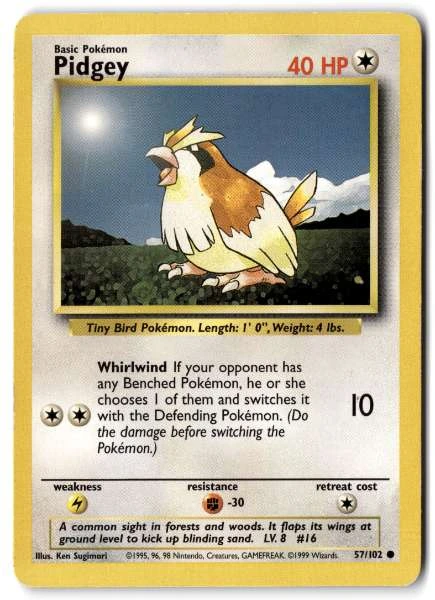 Pidgey - Base Set #57/102