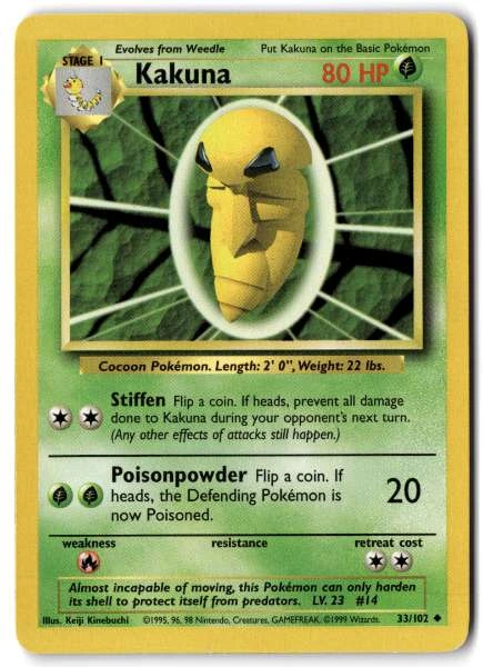 Kakuna - Base Set #33/102