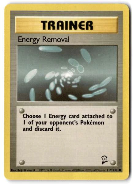 Energy Removal - Base Set 2 #119/130