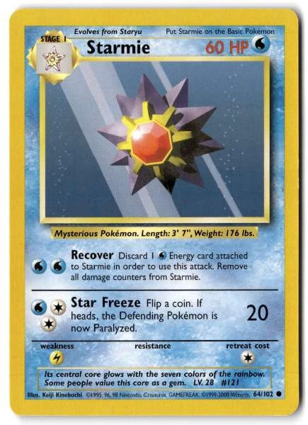 Starmie - Base Set #64/102