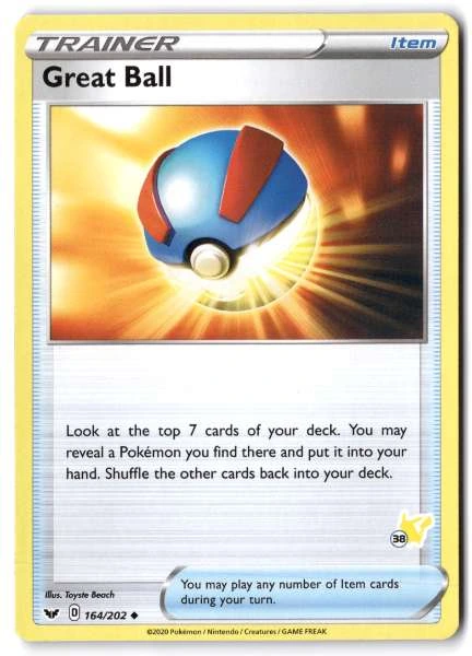 Great Ball - Sword & Shield Base Set #164/202