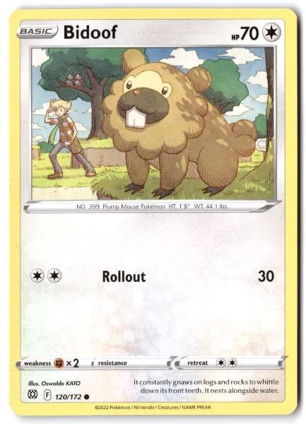 Bidoof - Brilliant Stars #120/172