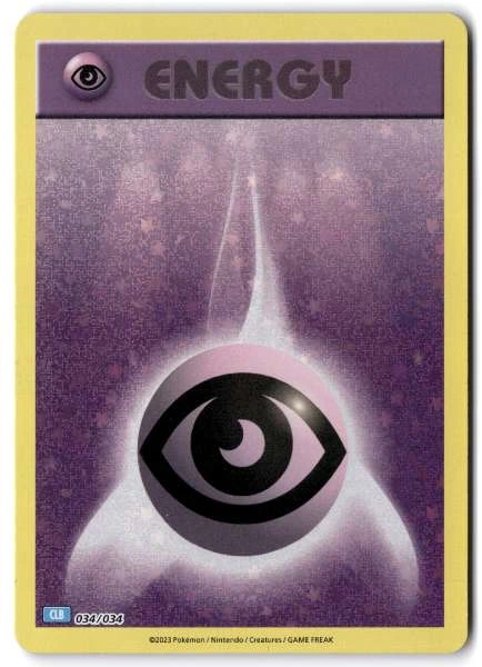 Psychic Energy - Trading Card Game Classic #034/034