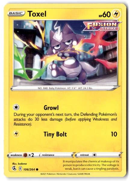 Toxel - Fusion Strike #106/264