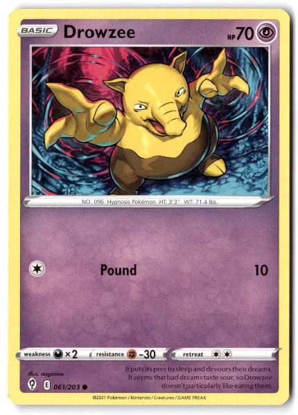 Drowzee - Evolving Skies #061/203