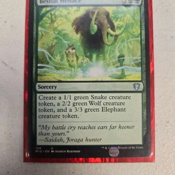 Bestial Menace - Innistrad: Midnight Hunt Commander #134