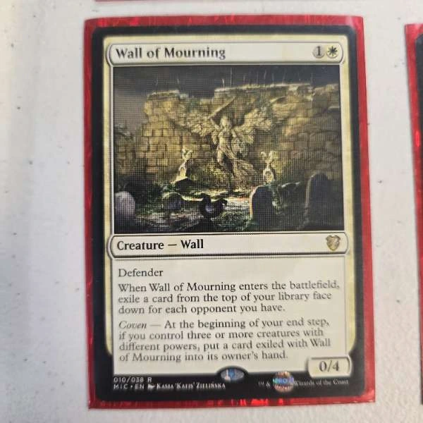 Wall of Mourning - Innistrad: Midnight Hunt Commander #010/038