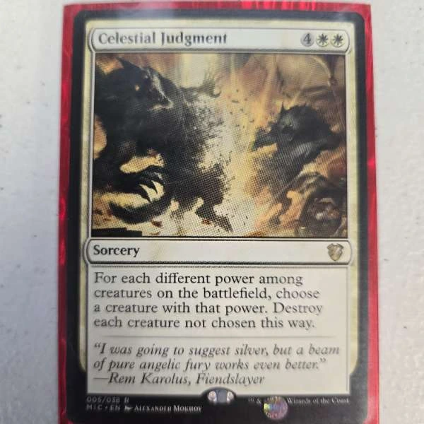 Celestial Judgment - Innistrad: Midnight Hunt Commander #005/038