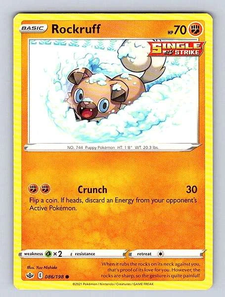 Rockruff - Chilling Reign #086/198