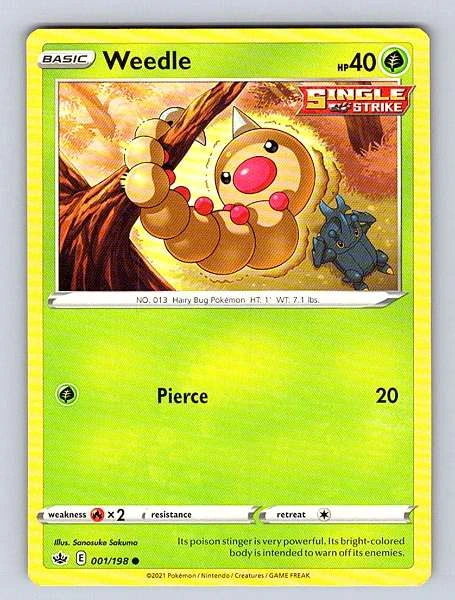 Weedle - Chilling Reign #001/198