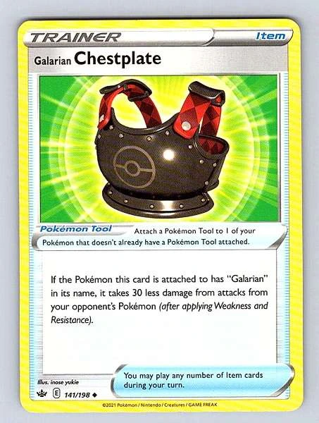 Galarian Chestplate - Chilling Reign #141/198