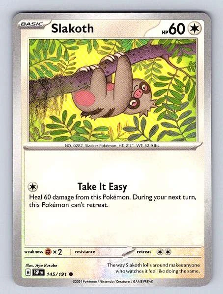 Slakoth - Surging Sparks #145/191