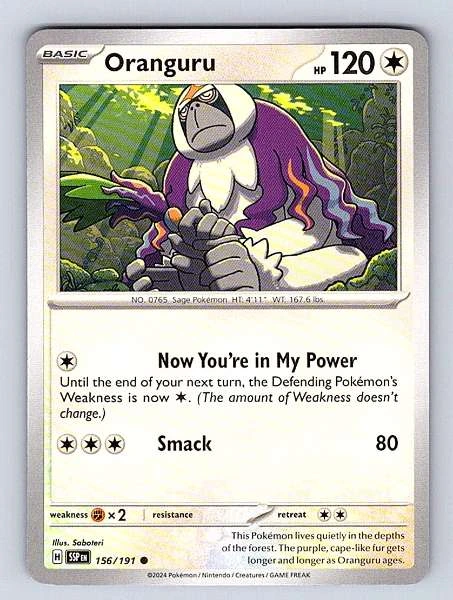 Oranguru - Surging Sparks #156/191
