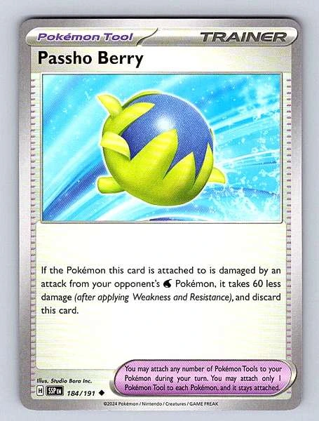 Passho Berry - Surging Sparks #184/191