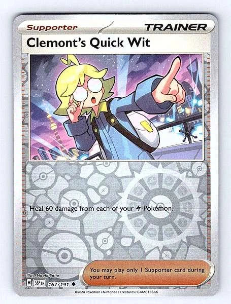Clemont's Quick Wit - Surging Sparks #167/191