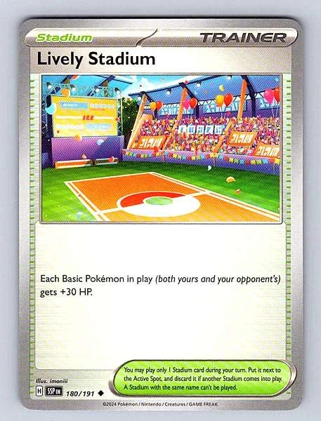 Lively Stadium - Surging Sparks #180/191